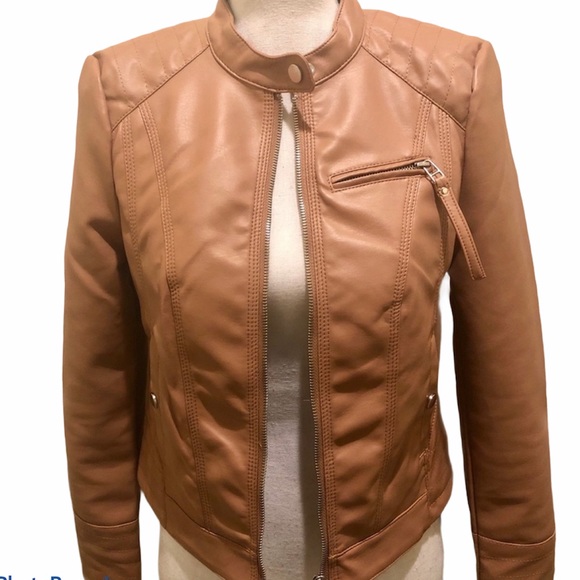 🎉HP🎉 Faux Leather Jacket - Picture 6 of 9